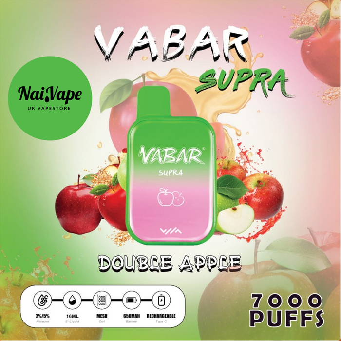 Vabar Supra 7000 Puffs - Double Apple - Nairobi, Kenya