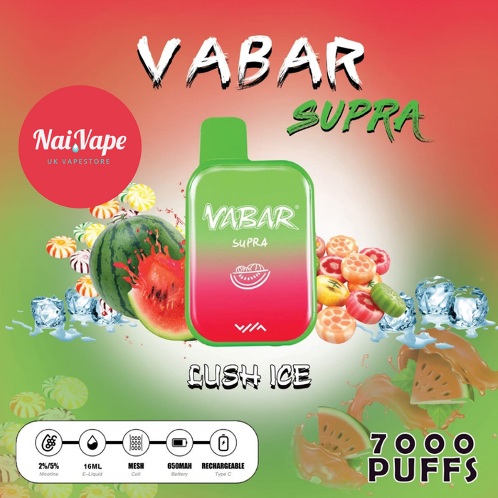 Vabar Supra 7000 Puffs - Lush Ice - Nairobi, Kenya